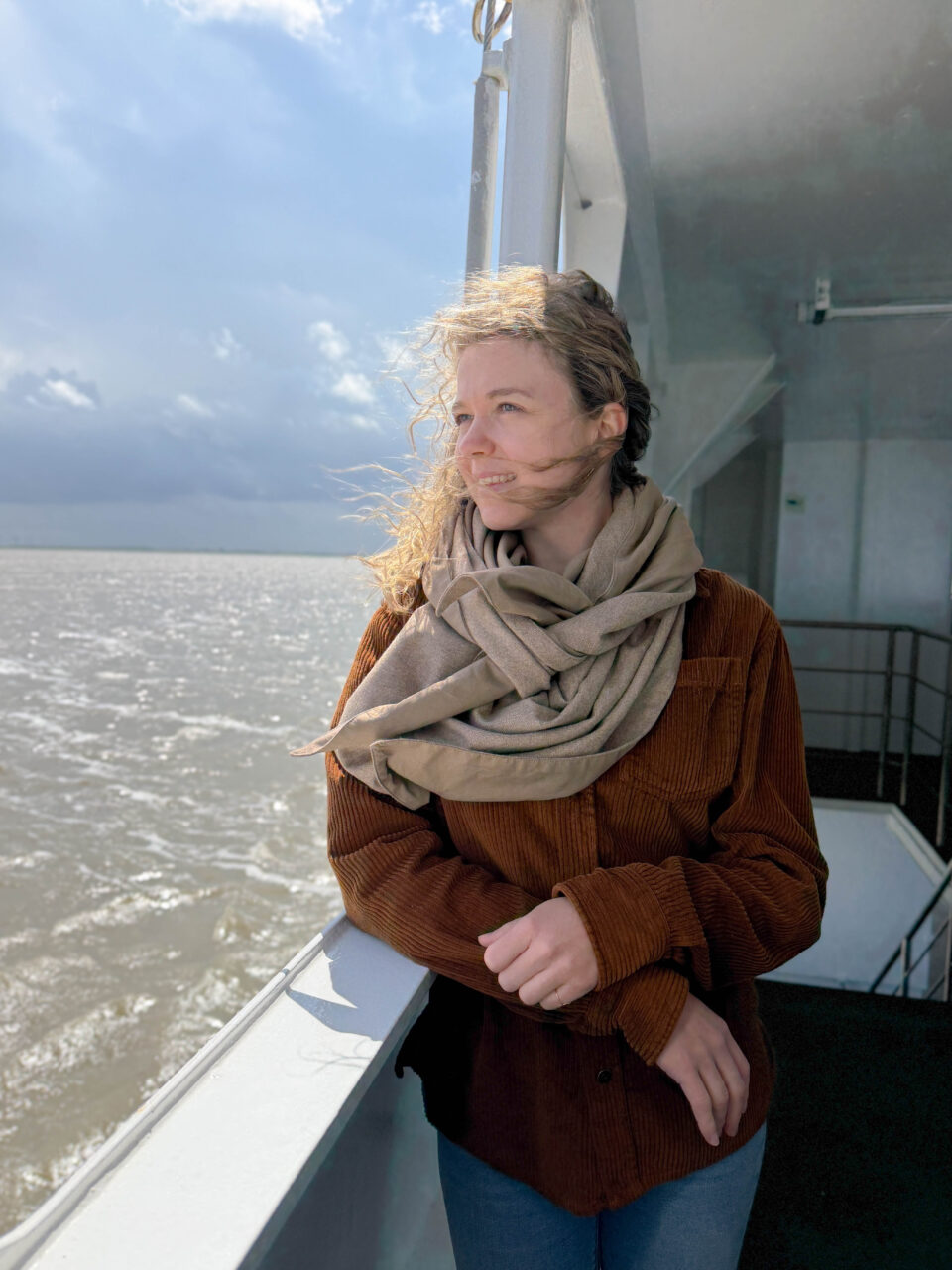 MONDSCHEIN XXL-Lodentuch an der Ostsee, schön warm für Wind, Weite und Alltag.