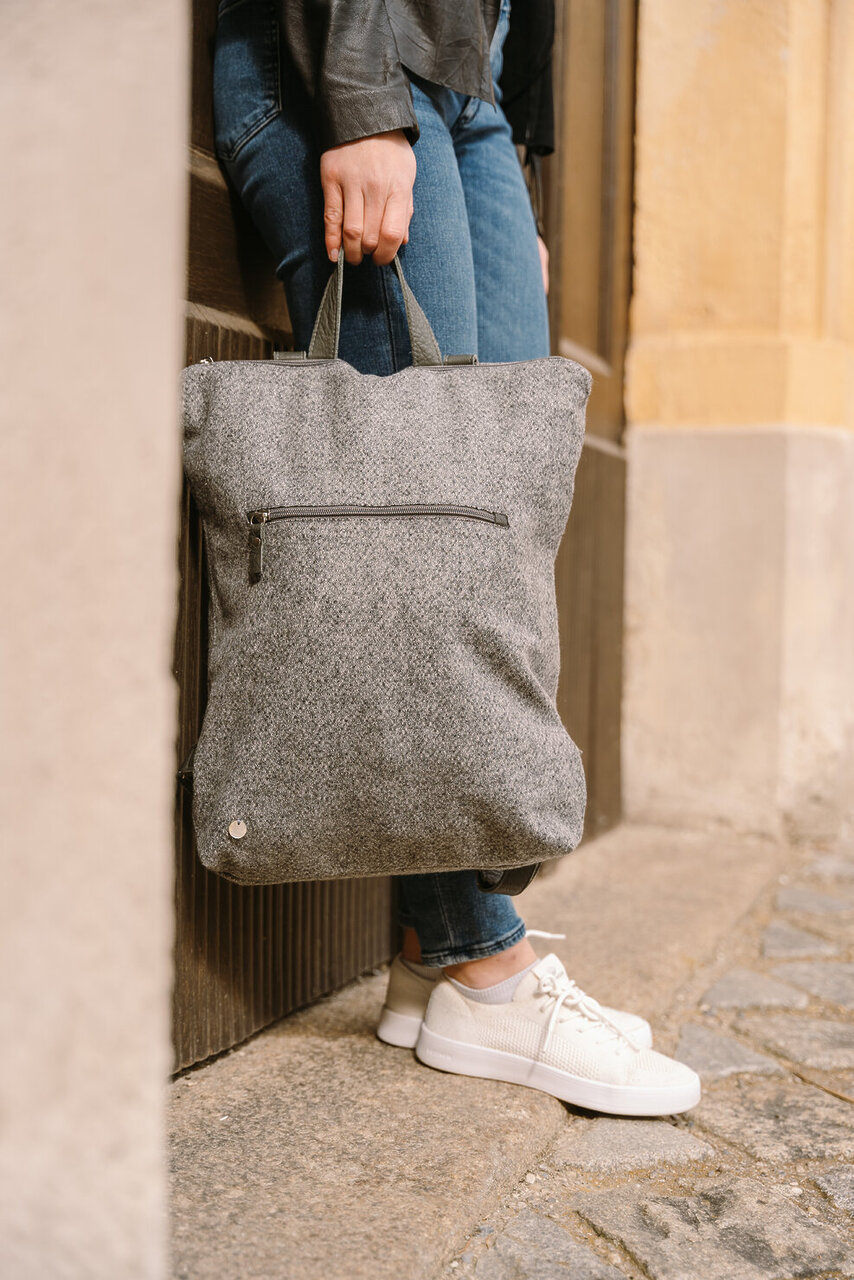 Rucksack ALEX von MONDSCHEIN – hochwertiger, leichter Lodenrucksack für Damen und Herren, ideal für Laptop, Schule, Arbeit und Freizeit